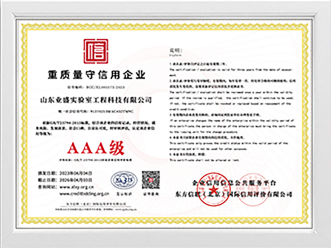 重質量守信用企業AAA級證書